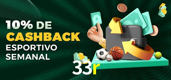 10% de bônus de cashback na 33r